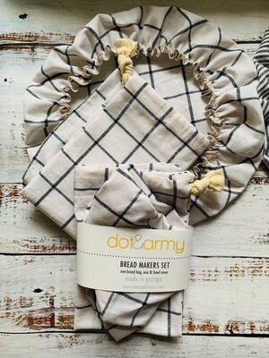 Bread Bag &amp; Bowl Cover Set