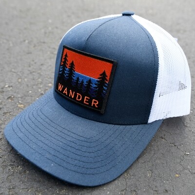 Wander Patch ||  Curved Bill Trucker Hat