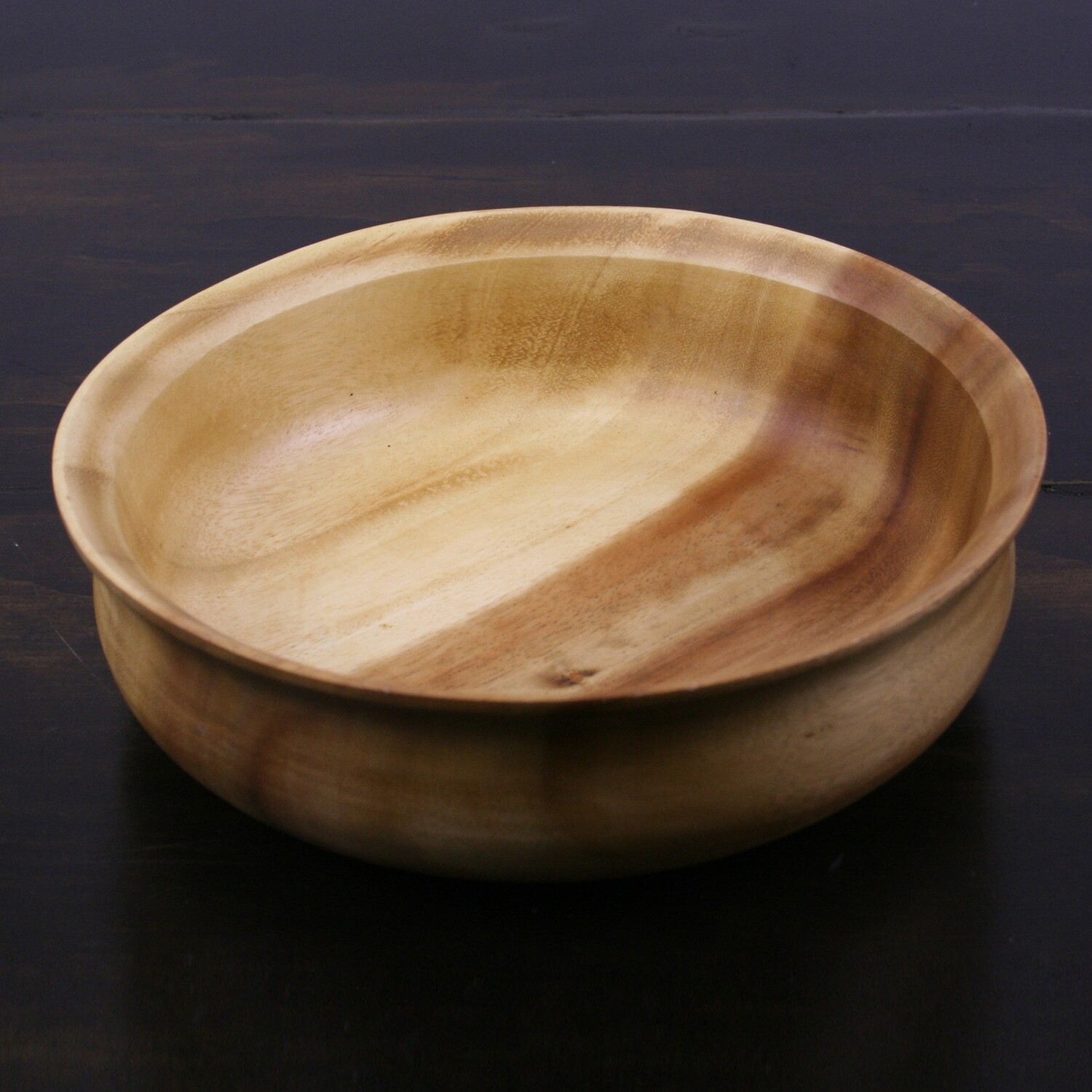 Acacia Wood Cauldron Bowl