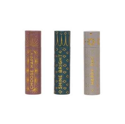 4" Decorative Match Box Tube