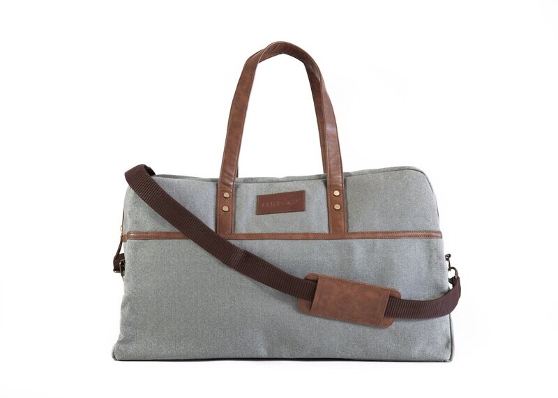 Waxed Ash Canvas Duffel Bag