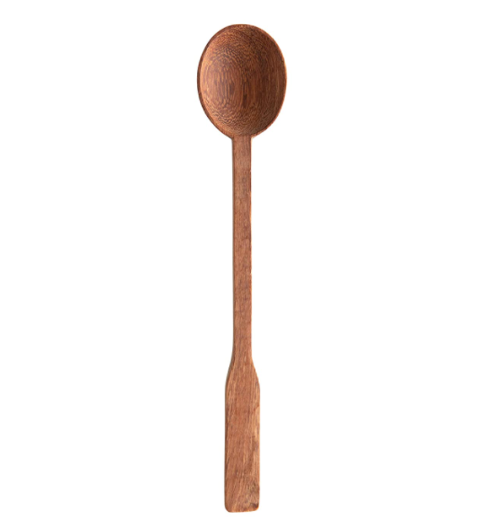 8-3/4" Doussie Wood Kitchen Spoon