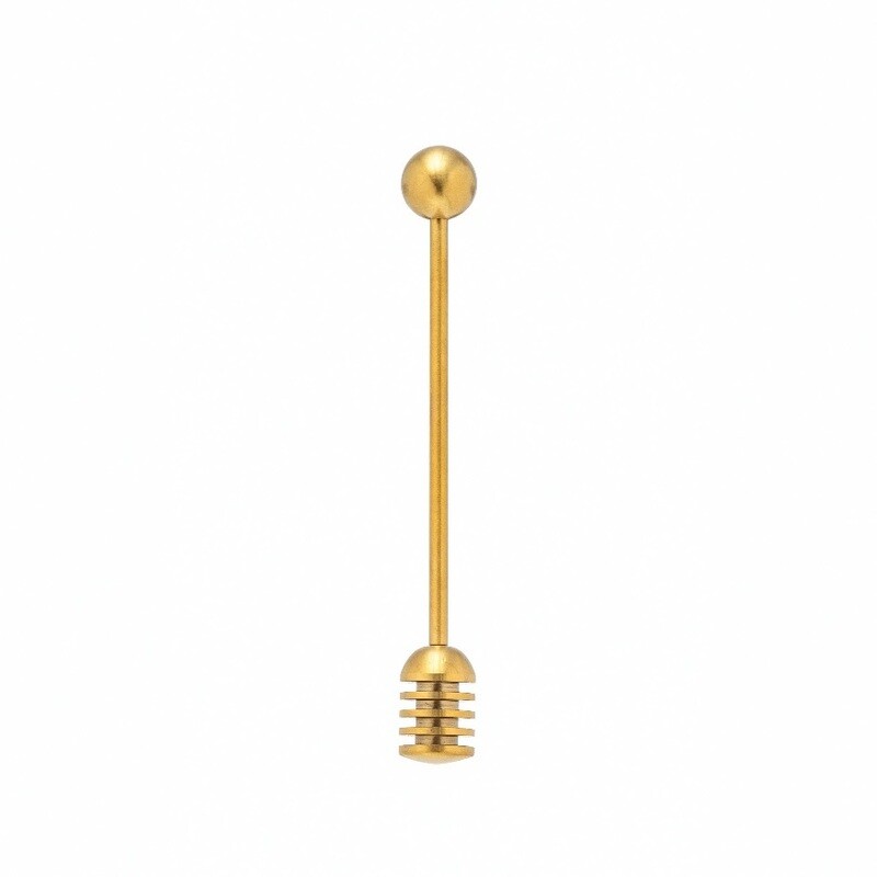 Gold Finish Honey Dipper
