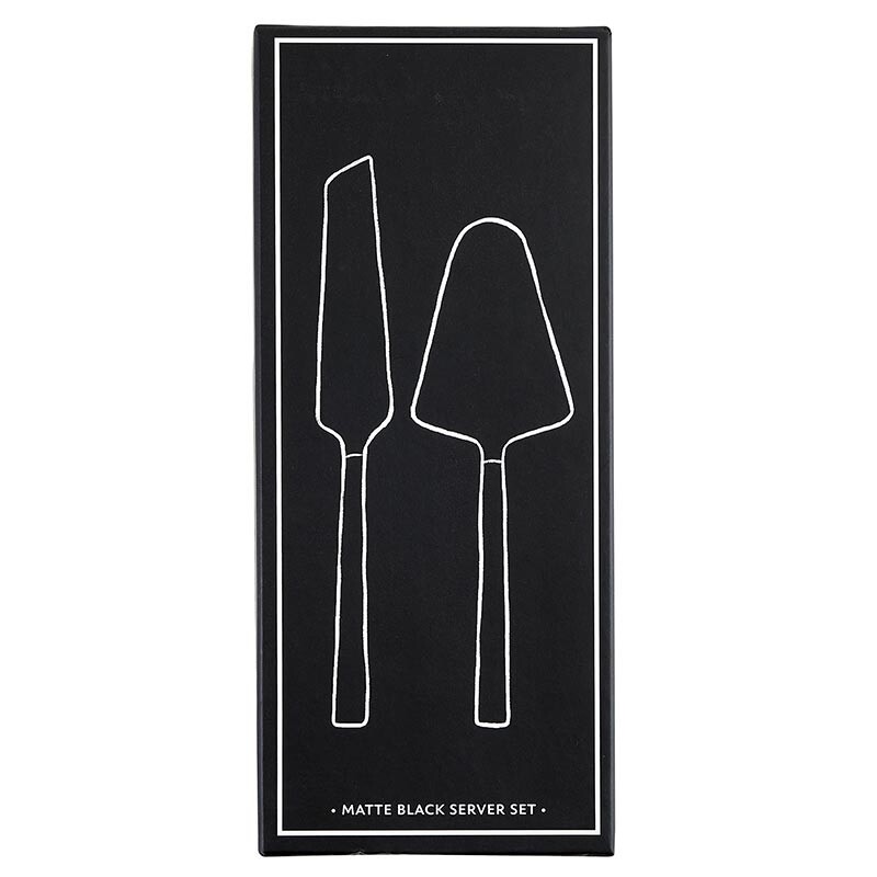 Matte Black Server Set