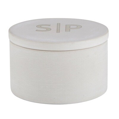 Cement Salt &amp; Pepper Jar