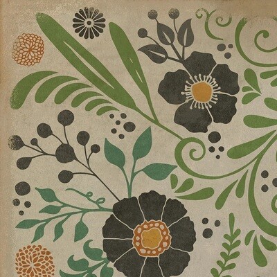 Prettiest Weeds Vinyl Floor Cloth