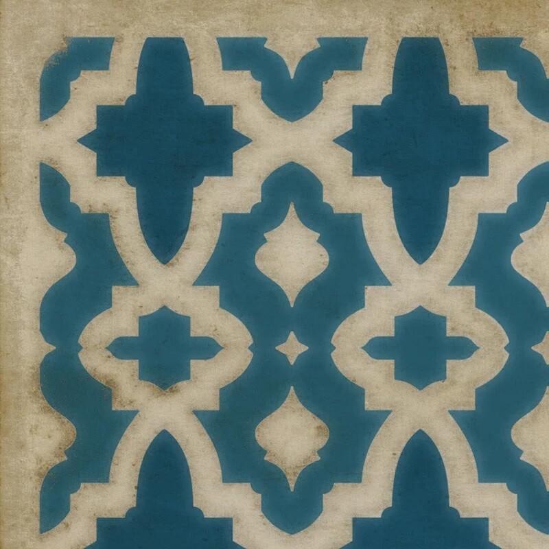 The Blue Mosque Vinyl Floor Cloth