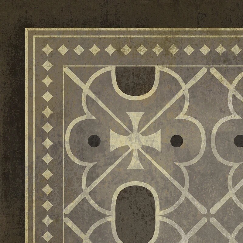 Baker Street Vinyl Floor Cloth