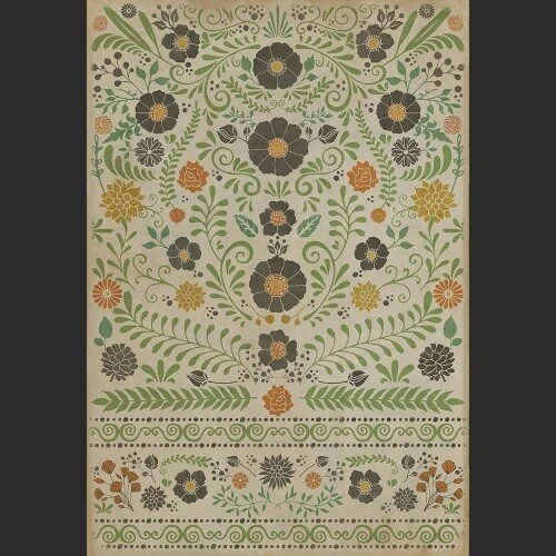Prettiest Weeds Vinyl Floor Cloth