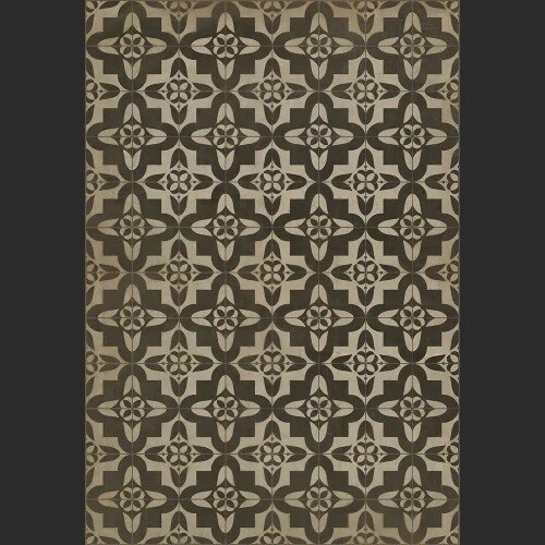 Boggled Vinyl Floor Cloth