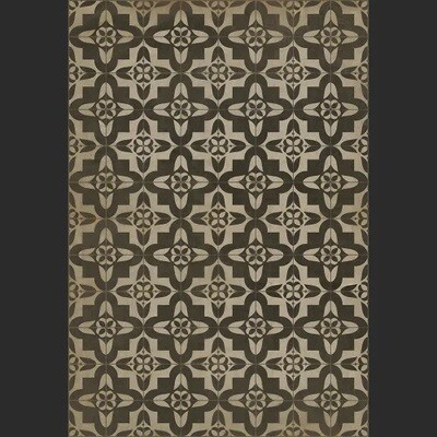 Boggled Vinyl Floor Cloth