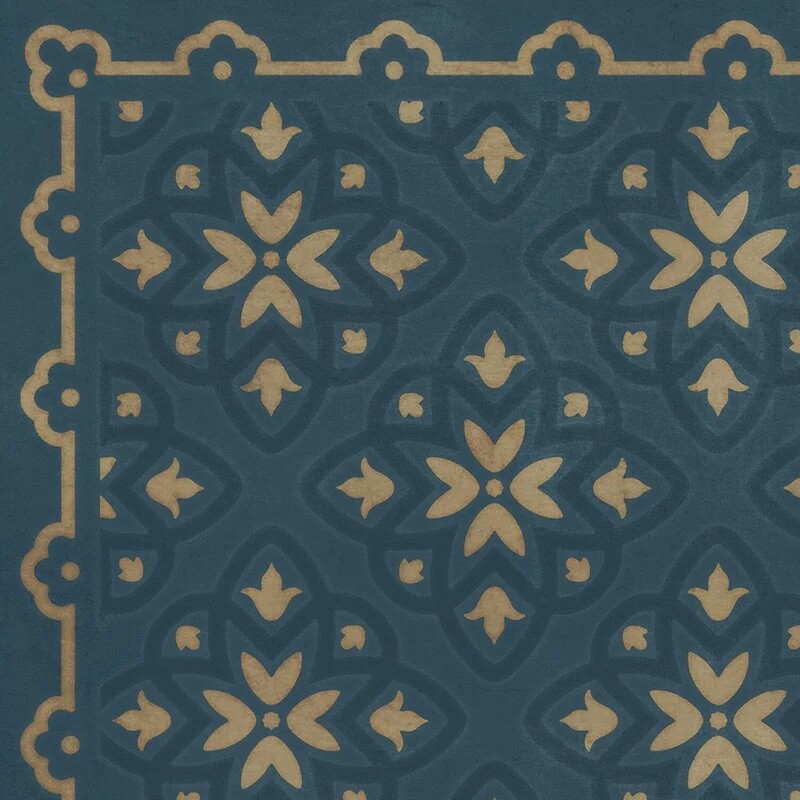 Indigoticus Vinyl Floor Cloth