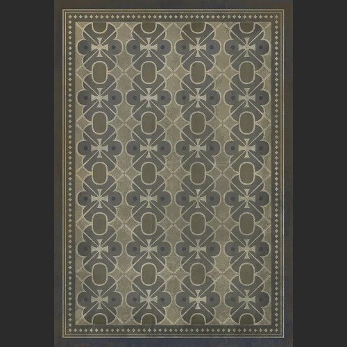 London Fog Vinyl Floor Cloth