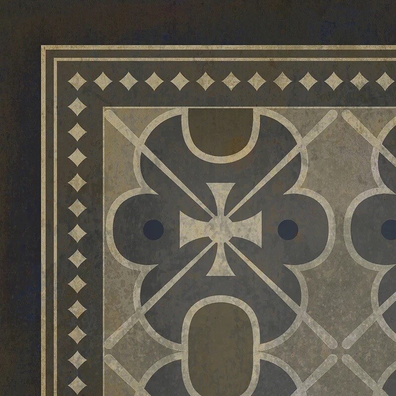 London Fog Vinyl Floor Cloth