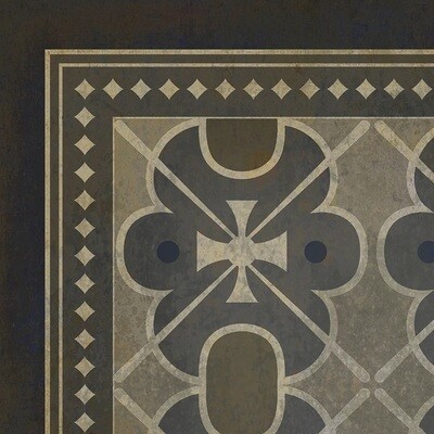 London Fog Vinyl Floor Cloth