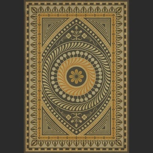Pray For Happiness Vinyl Floor Cloth