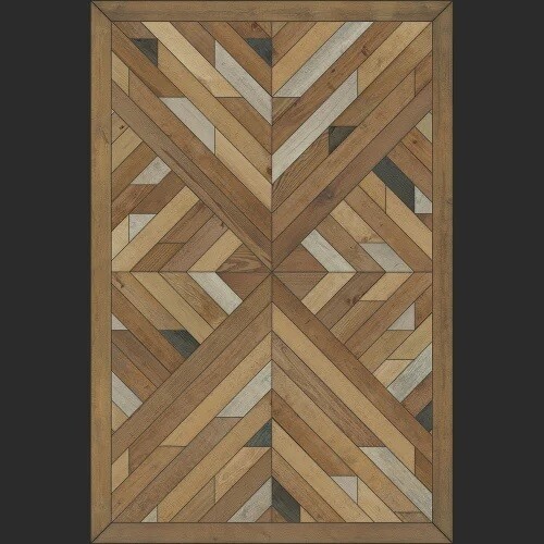 Rich Water Vinyl Floor Cloth, Size: 1'8" x 2'6" (20" x 30")