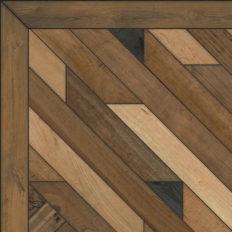 Rich Water Vinyl Floor Cloth