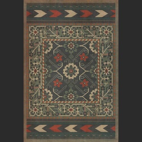 Pahwal Vinyl Floor Cloth, Size: 1'8" x 2'6" (20" x 30")