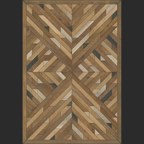 Rich Water Vinyl Floor Cloth