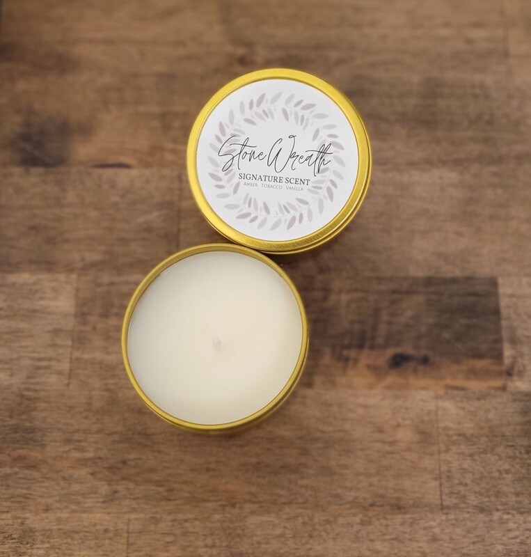 Signature Scent 4oz Tin Candle