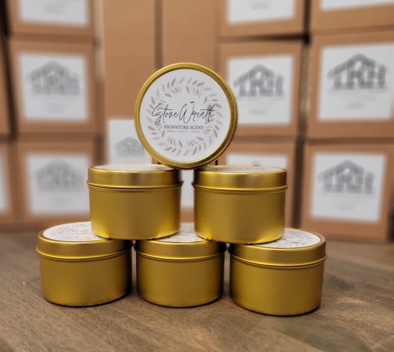 Signature Scent 4oz Tin Candle