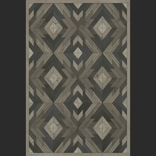 Silverthrone Vinyl Floor Cloth, Size: 1'8" x 2'6" (20" x 30")