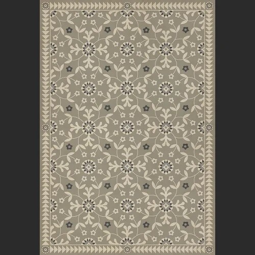 To The Nightingale Vinyl Floor Cloth, Size: 1'8" x 2'6" (20" x 30")