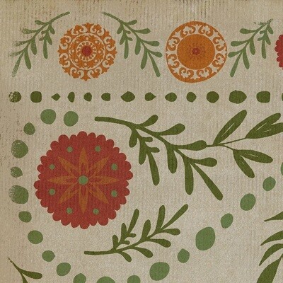 Winter Vinyl Floor Cloth
