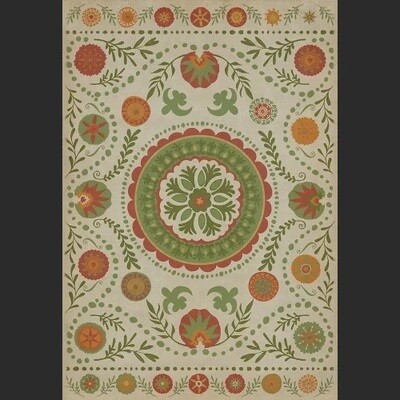 Winter Vinyl Floor Cloth