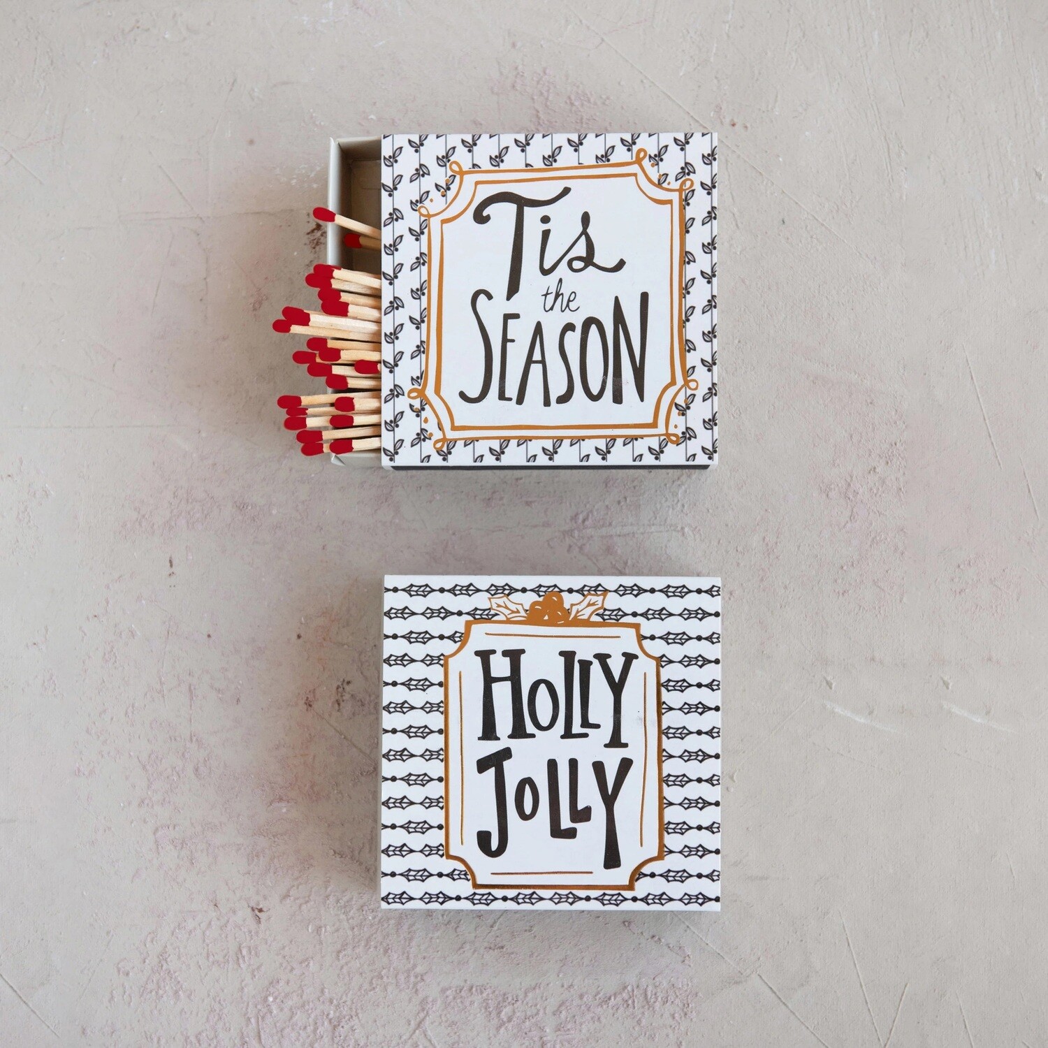 Holiday Safety Match Box