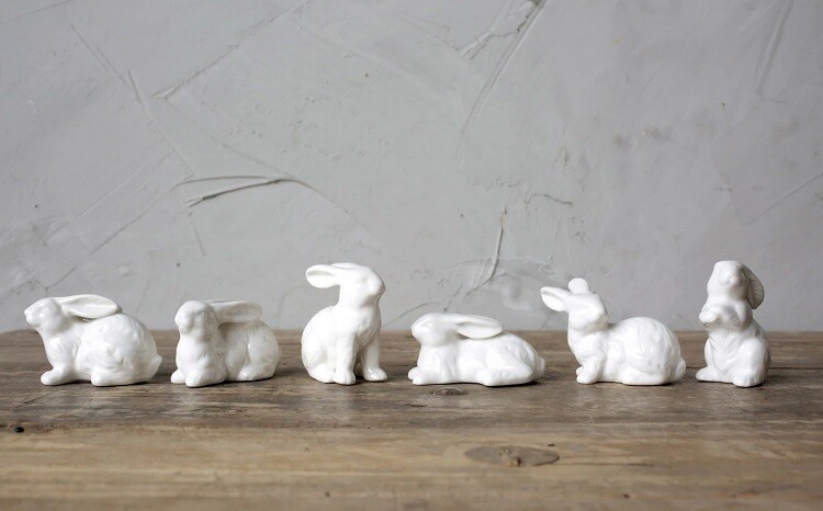 Ceramic Bunnies Set