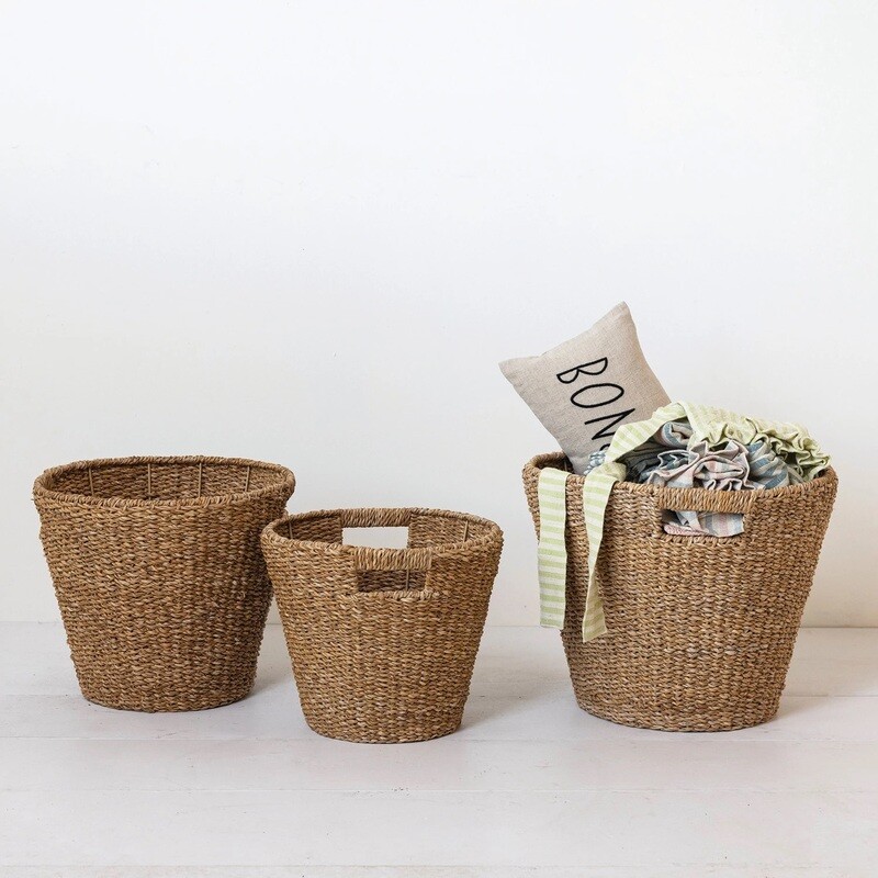 Natural Seagrass Baskets
