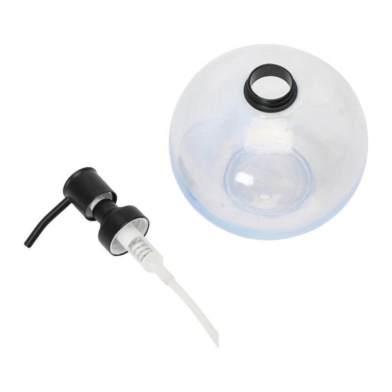 Marbled Glass Pump Soap Dispenser
