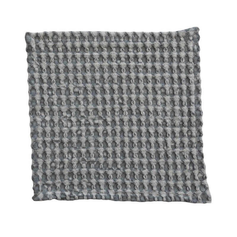 Stonewashed Cotton Waffle Weave Dishcloth Set