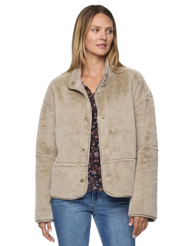 Pennington Reversible Faux Fur Jacket