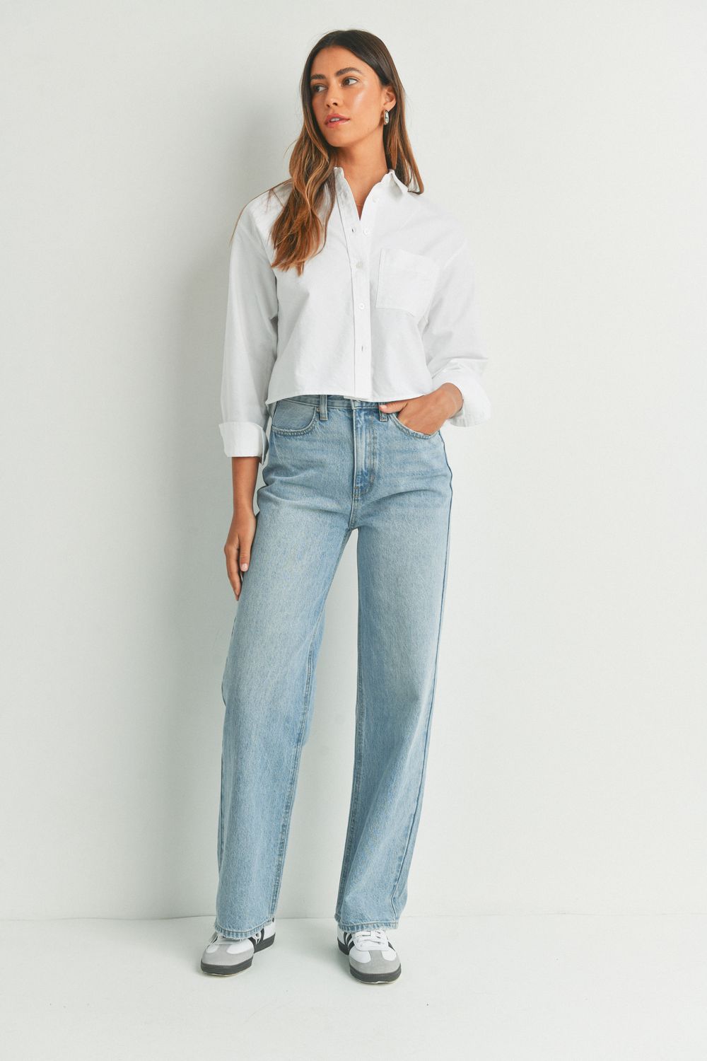High Waisted Skater Jeans ~JBD