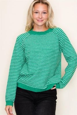 Striped Ultra Cozy Pullover Sweater