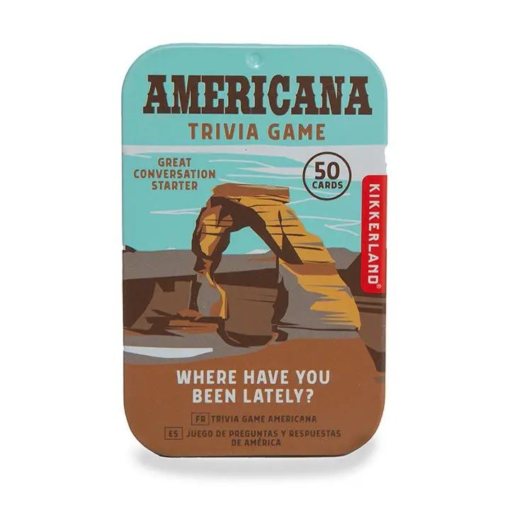 Americana Trivia Game Tin