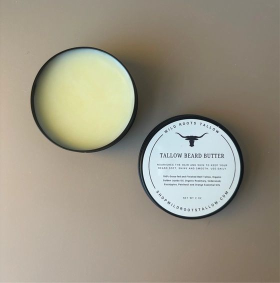 Tallow Beard Balm &amp; Face Moisturizer
