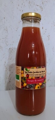 Soupe de tomates bio