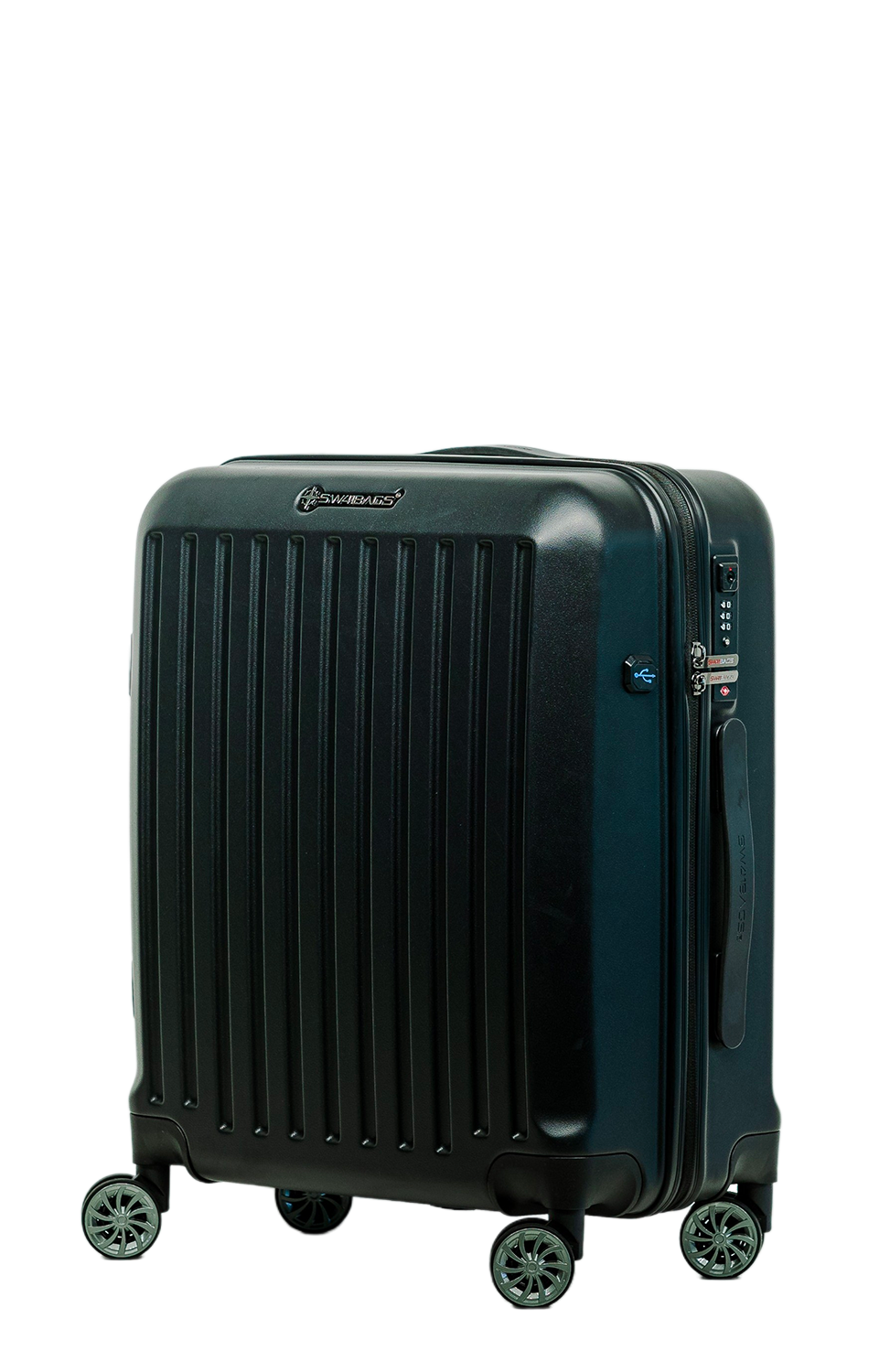 (I.A.T.A.) XL Cabin size (e.g. easyJet**) wide body Trolley 56x45x25cm, couleur: Black