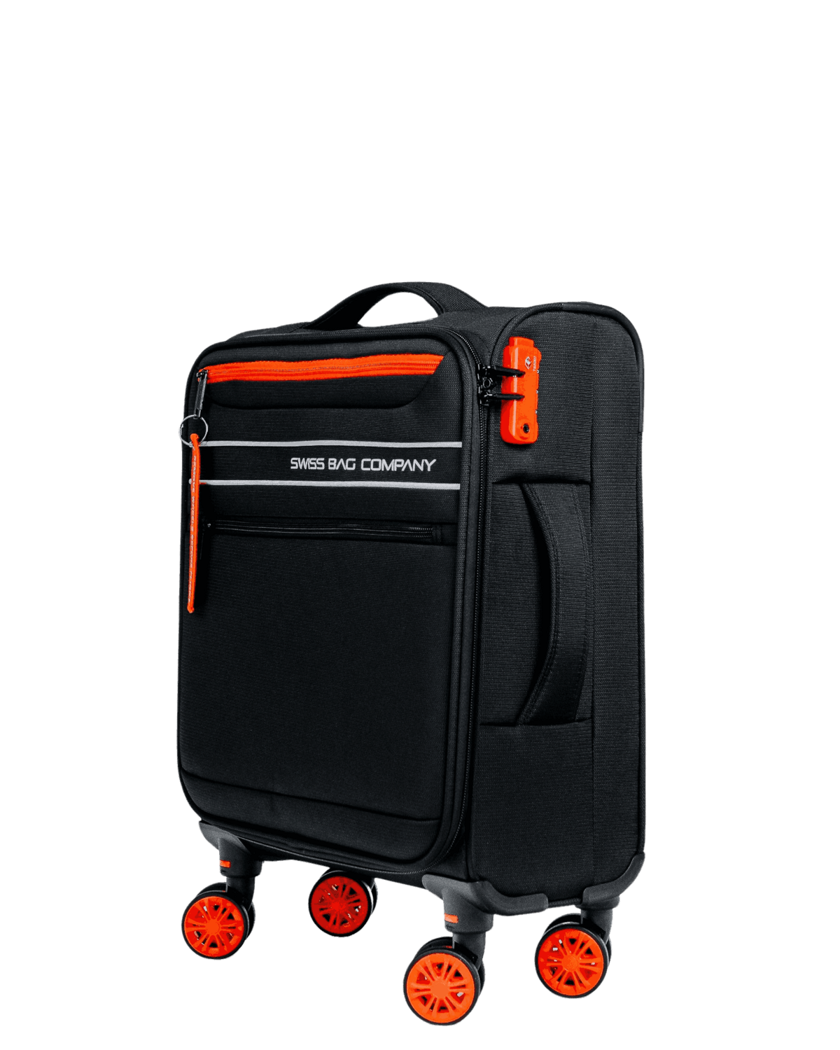 Ohio - Cabin size &quot;Under Seat&quot; removable wheels (more volume), Farbe: Black