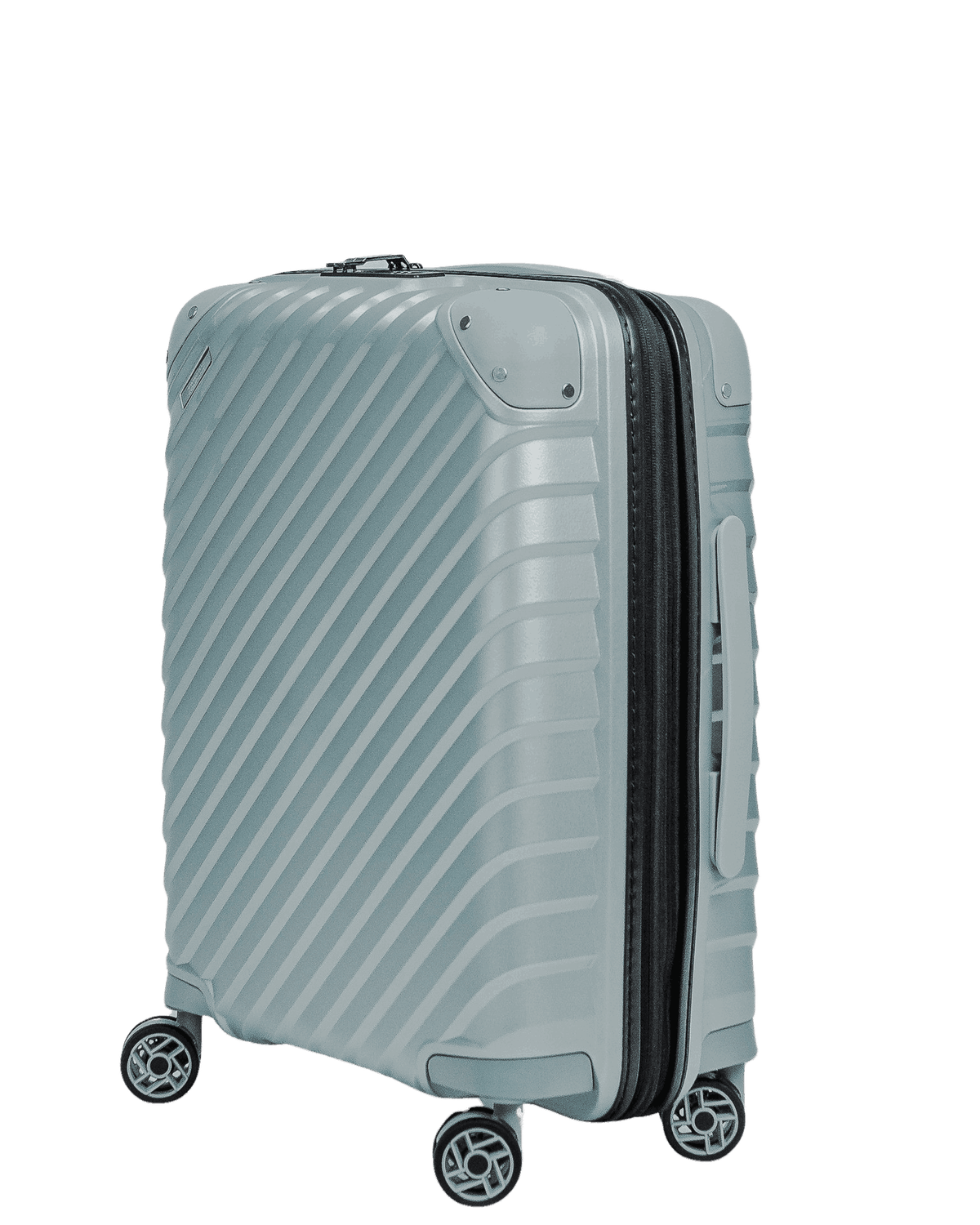 Diamond cut - cabine size expendable 55 cm, couleur: Metallic blue