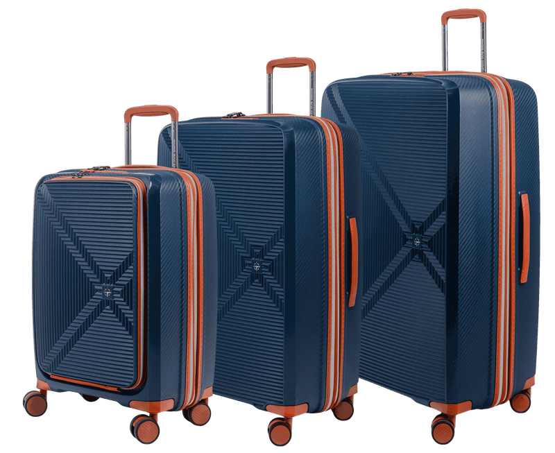 New Vision - Set of 3 luggage (S Front Pocket, L, XL)