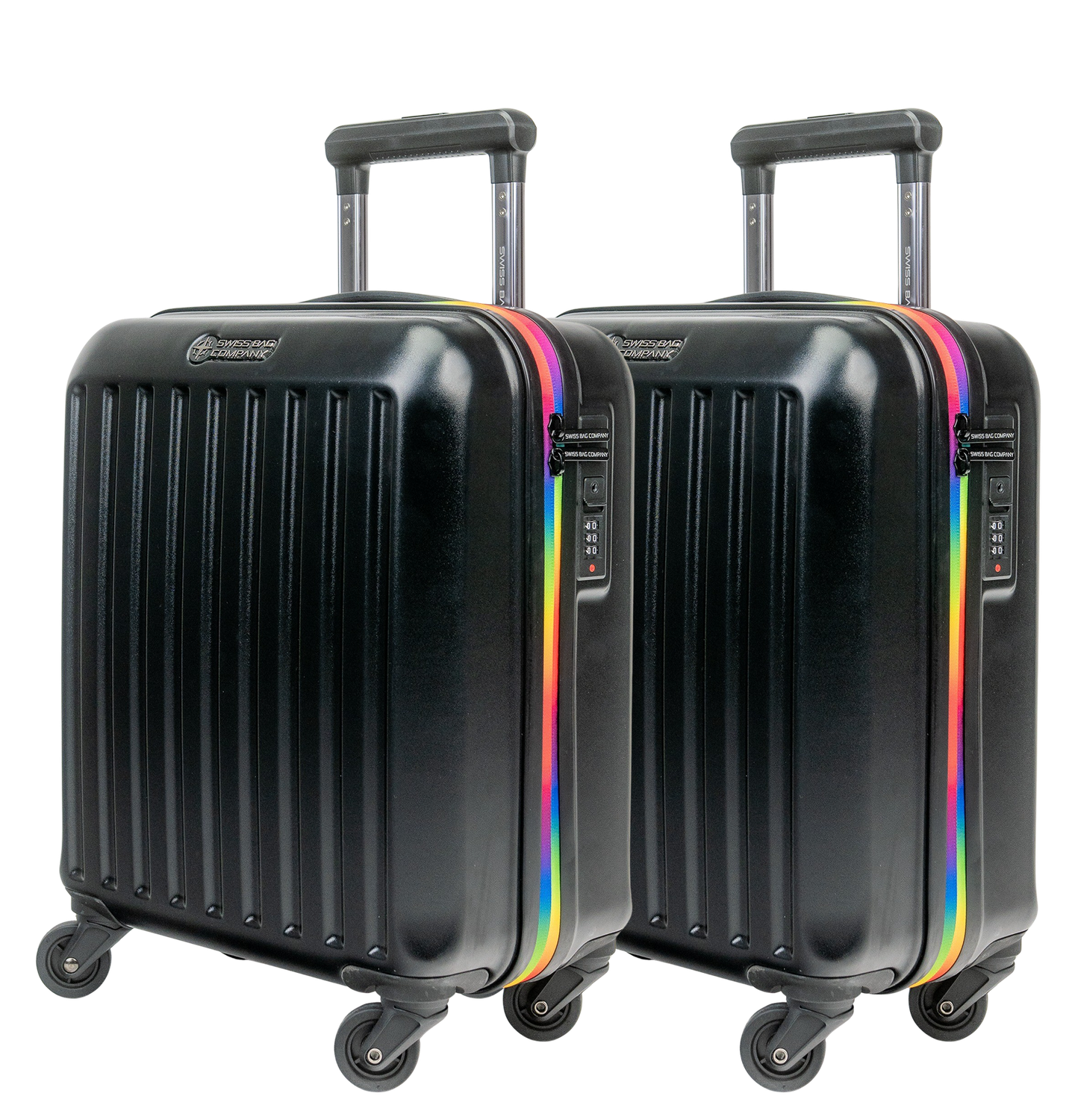 2x Cosmos NG Rainbow Cabin size &quot;Under Seat&quot; (easyJet) Trolley 45cm