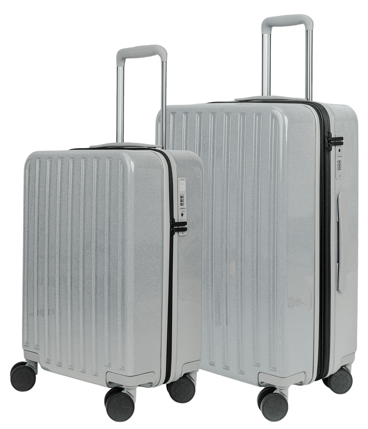 Cosmos Deluxe Sparkle – 2-Piece Luggage Set: Elegance Meets Practicality