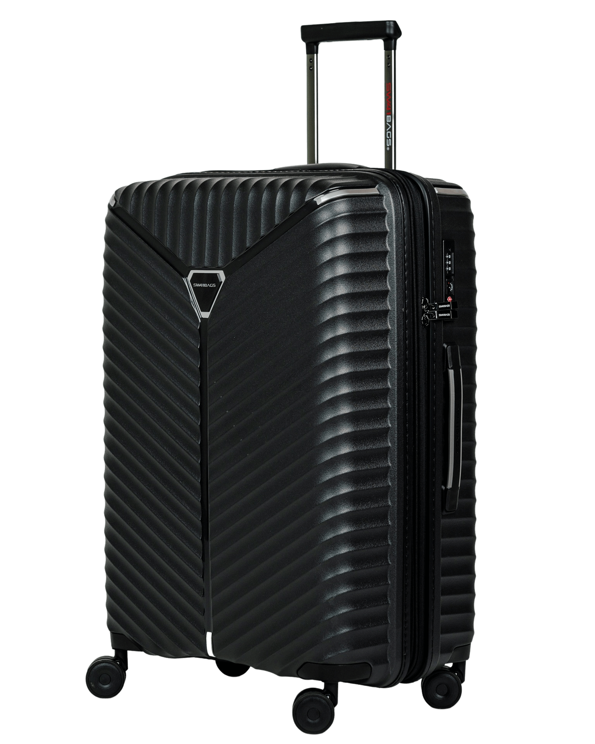 York - size M expandable 66 cm, couleurs: Metallic Black