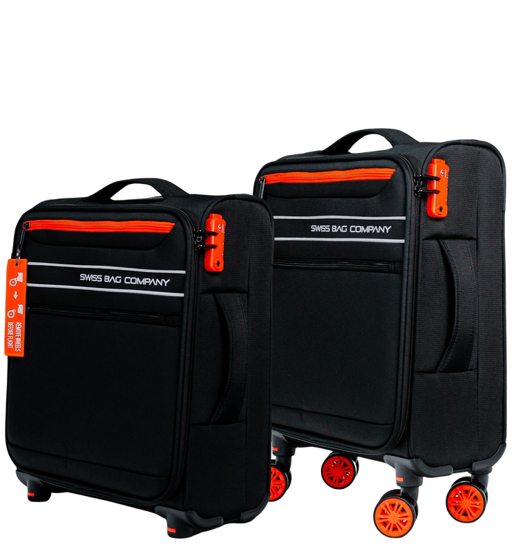 2x Ohio - Cabin size "Under Seat" removable wheels (more volume)