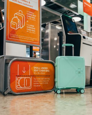 EasyJet under-seat suitcase